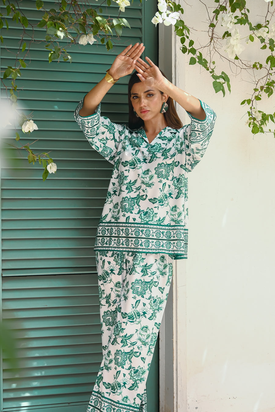Sprinkles Stitched 2 Piece Summer Co Ord Sets Women Collection'2025-Hawaii