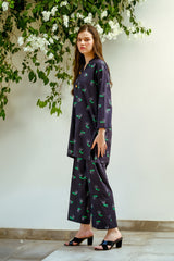 Sprinkles Stitched 2 Piece Summer Luxury Lawn Women Collection'2025-Noir Fruit - 2-Piece Luxury Lawn Set