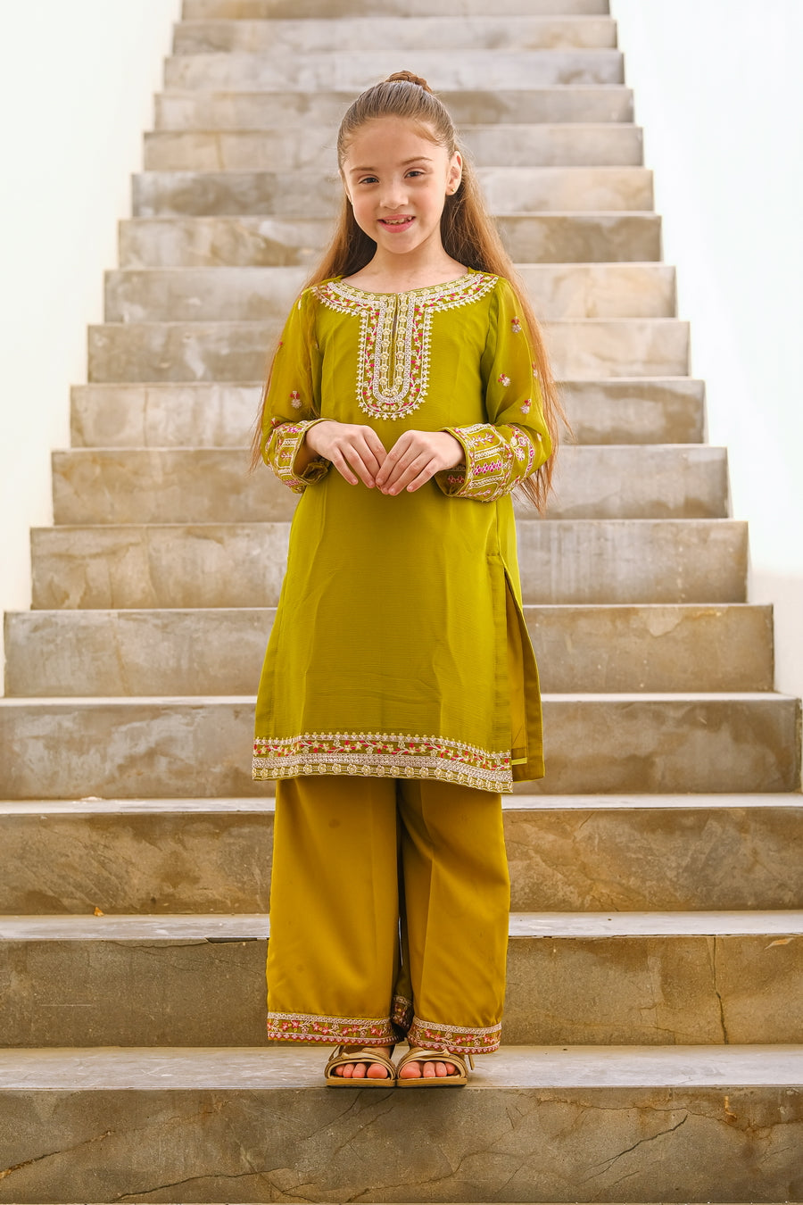 Sprinkles Stitched 2 Piece Formals Festive Kids Collection'2025-Anaya - 2ps Embroidered