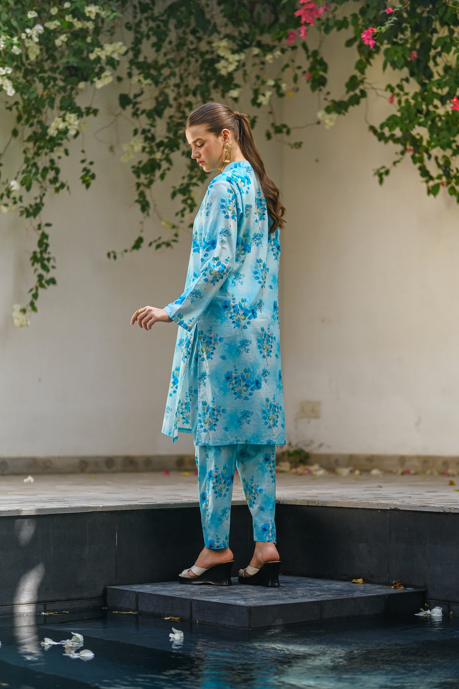 Sprinkles Stitched 2 Piece Summer Luxury Lawn Women Collection'2025-Seaside - 2-Piece Luxury Lawn Set