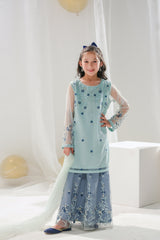 Sprinkles Stitched 3 Piece Formals Festive Kids Collection'2025-Hania - 3pcs Embroidered Gharara