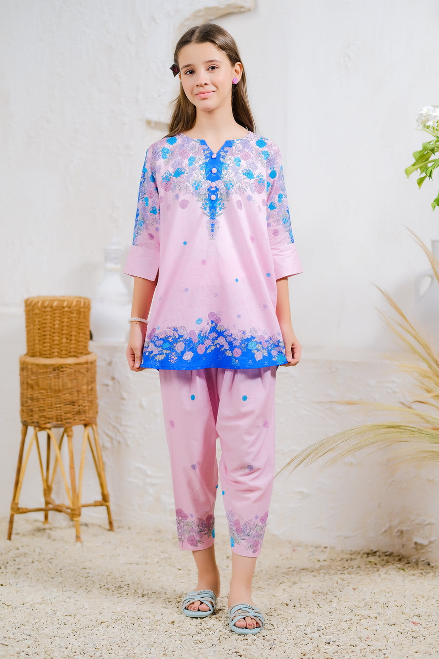 Sprinkles Stitched 2 Piece Summer Co Ord Sets Kids Collection'2025-Kyoto Bloom