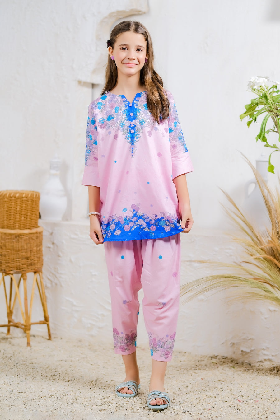 Sprinkles Stitched 2 Piece Summer Co Ord Sets Kids Collection'2025-Kyoto Bloom