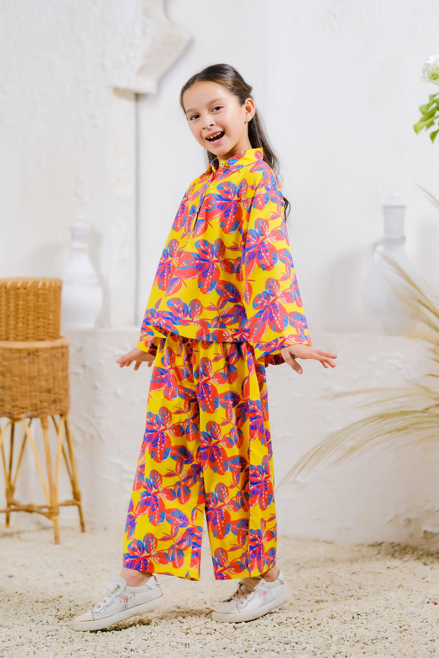 Sprinkles Stitched 2 Piece Summer Co Ord Sets Kids Collection'2025-Tropical Blaze