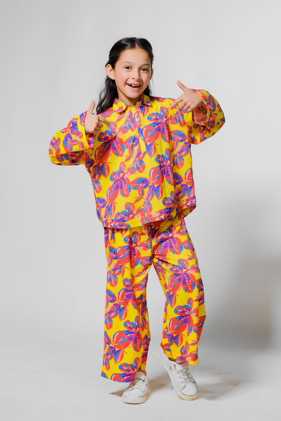 Sprinkles Stitched 2 Piece Summer Co Ord Sets Kids Collection'2025-Tropical Blaze