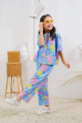 Sprinkles Stitched 2 Piece Summer Co Ord Sets Kids Collection'2025-Tropical Dreamscape