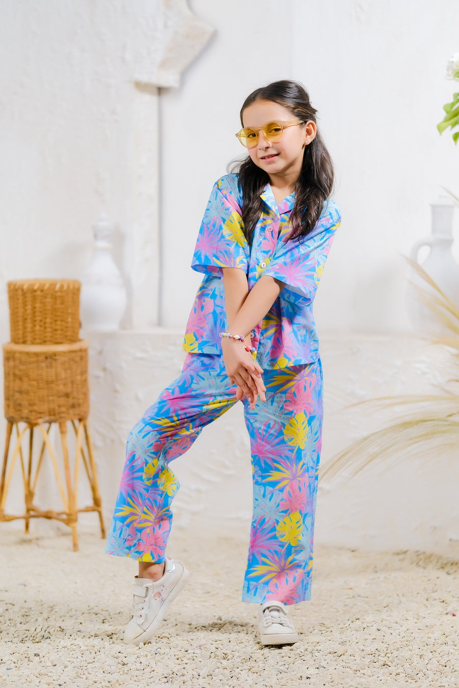 Sprinkles Stitched 2 Piece Summer Co Ord Sets Kids Collection'2025-Tropical Dreamscape
