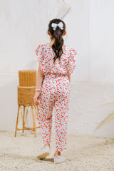 Sprinkles Stitched 2 Piece Summer Co Ord Sets Kids Collection'2025-Cherry Blossom Bliss - 2pcs