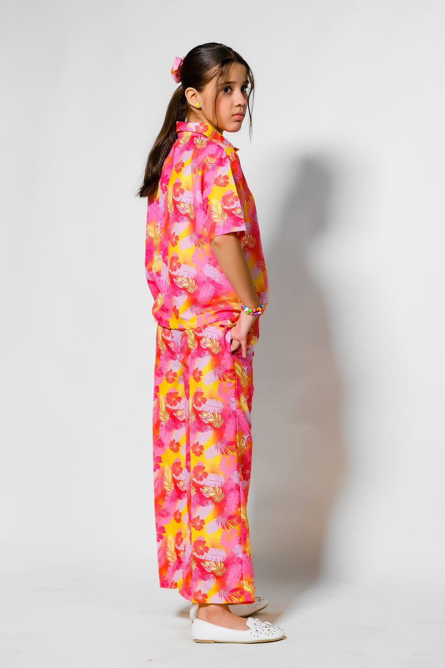 Sprinkles Stitched 2 Piece Summer Co Ord Sets Kids Collection'2025-Tropical Sunset - 2pcs
