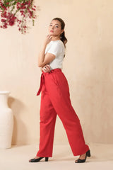 Sprinkles Stitched 1 Piece Summer Bottoms Kids Collection'2025-Rose Wide Leg Trouser