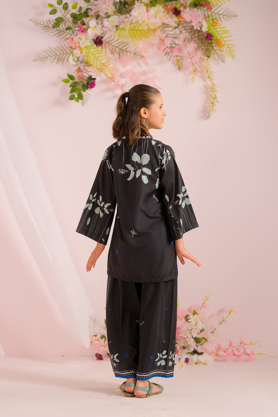 Sprinkles Stitched 2 Piece Summer Co Ord Sets Kids Collection'2025-Floral Serenade - 2pcs
