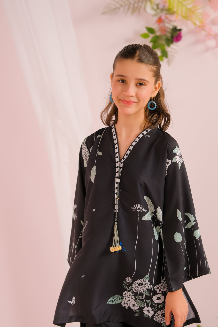 Sprinkles Stitched 2 Piece Summer Co Ord Sets Kids Collection'2025-Floral Serenade - 2pcs