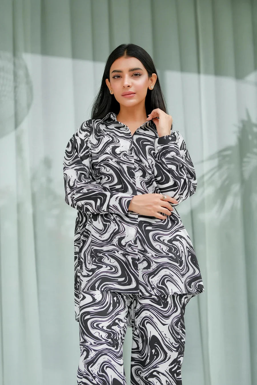 Dhaga Stitched 2 Piece Crepe Collection'2025-Eileen