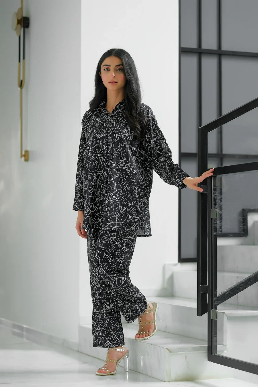 Dhaga Stitched 2 Piece Crepe Collection'2025-Tinsel