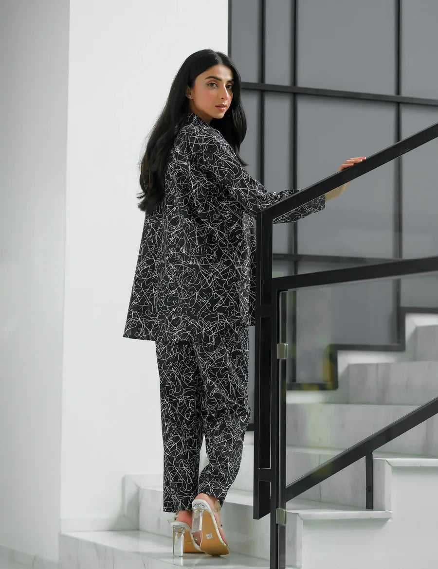 Dhaga Stitched 2 Piece Crepe Collection'2025-Tinsel