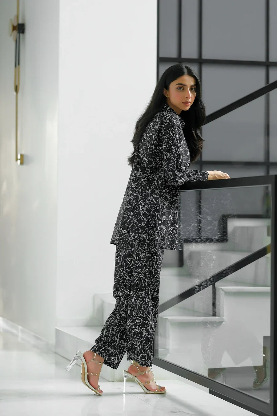 Dhaga Stitched 2 Piece Crepe Collection'2025-Tinsel