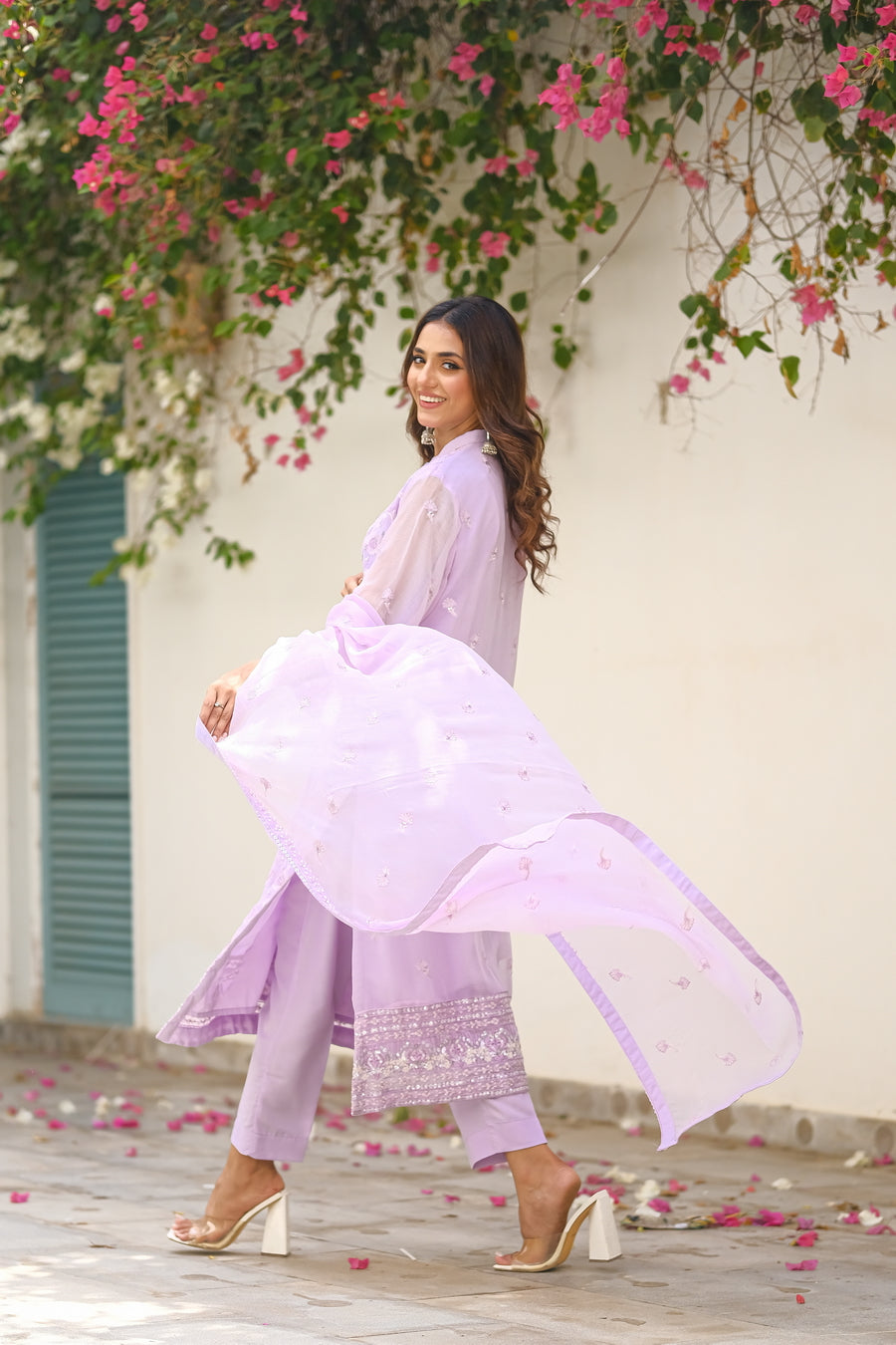 Sprinkles Stitched 3 Piece Formals Luxury Festive Women Collection'2025-Lavender Dream - 3-Piece Luxury Chiffon