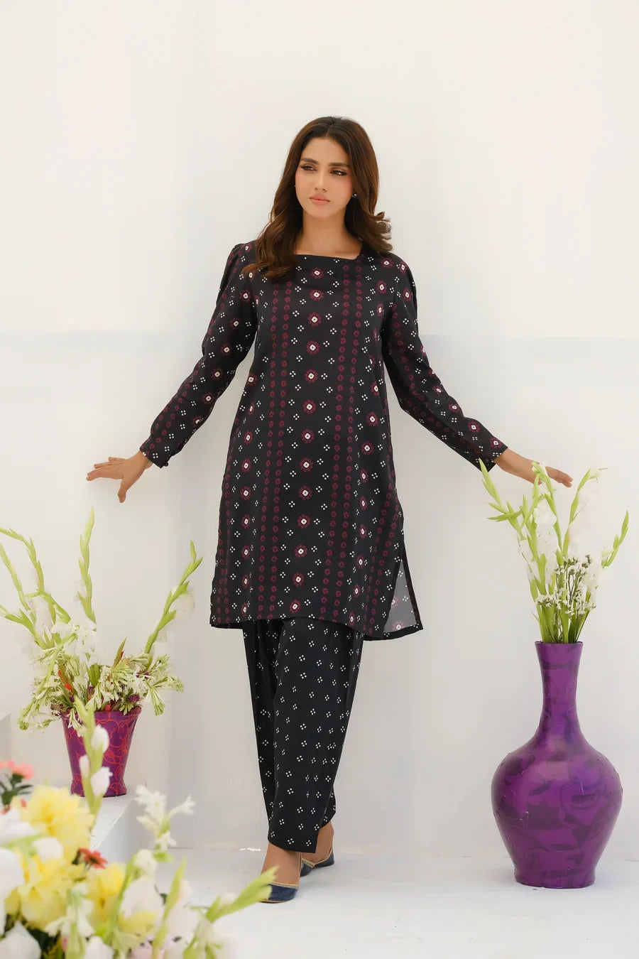 Dhaga Stitched 2 Piece Lawn Collection'2025-Matching separate 0022