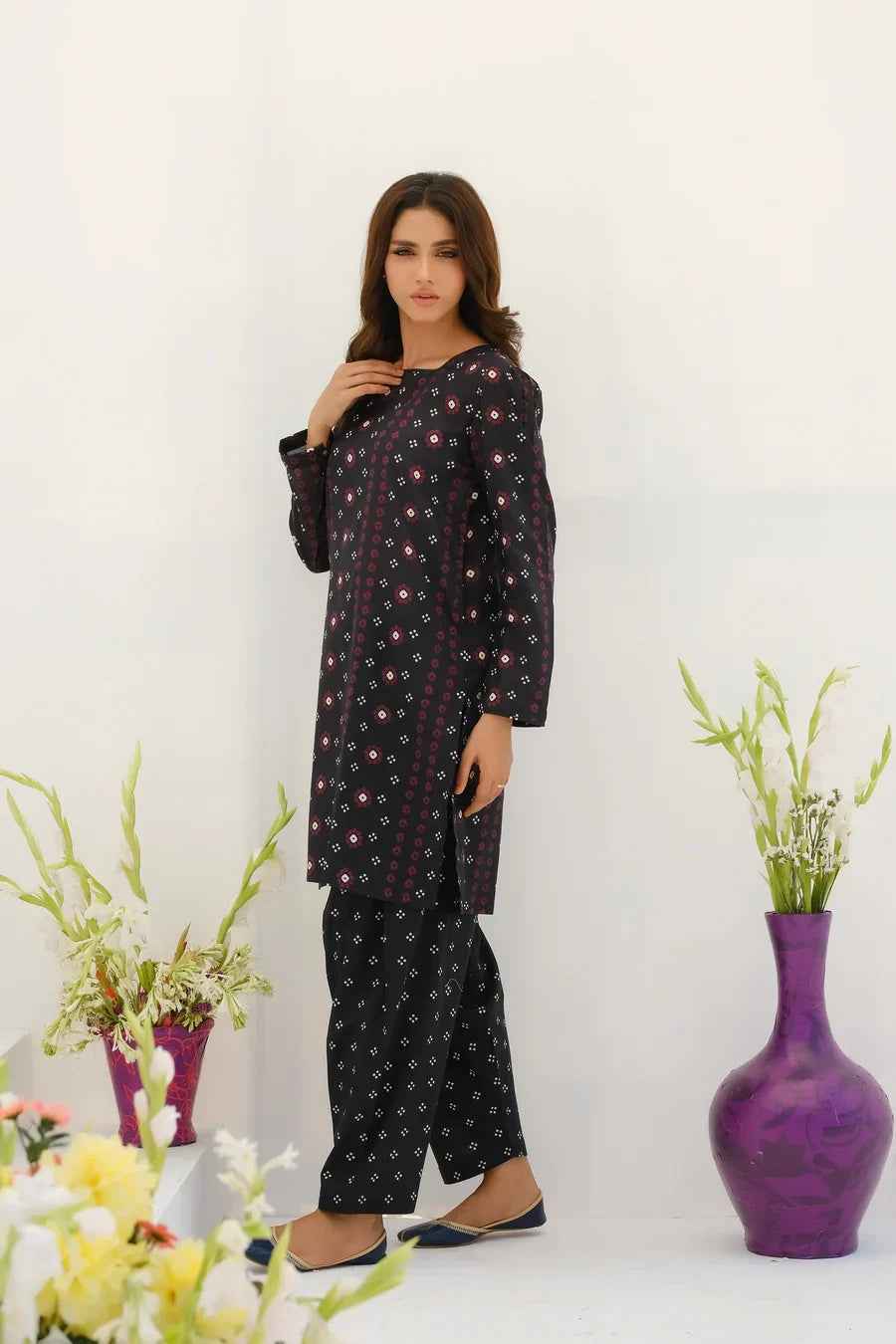 Dhaga Stitched 2 Piece Lawn Collection'2025-Matching separate 0022