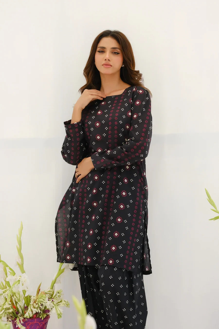 Dhaga Stitched 2 Piece Lawn Collection'2025-Matching separate 0022