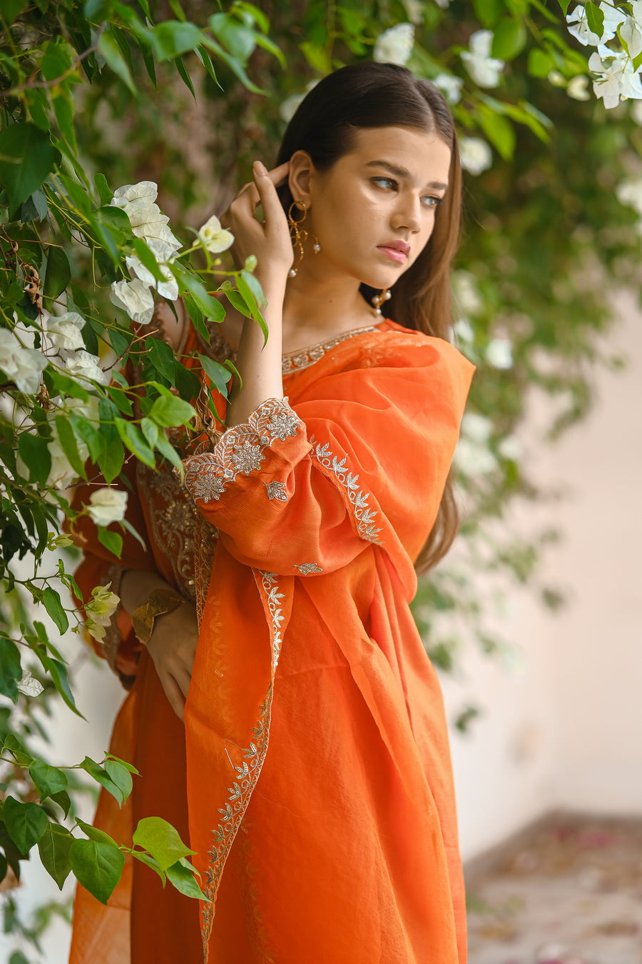 Sprinkles Stitched 3 Piece Formals Luxury Festive Women Collection'2025-Saffron Elegance 3pcs- Embroidered