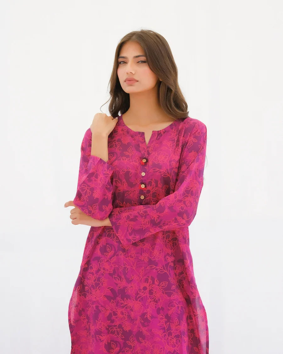 Dhaga Stitched 2 Piece Lawn Collection'2025-Matching separate 0011