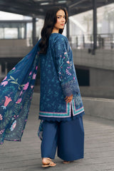 Zync Summer Essentials By Florent Unstitched 3 Piece Summer Vol-02 Suit-FZ-1A