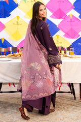 Florent Unstitched 3 Piece Basant Chikankari Luxury Lawn Suit-FZ-1A
