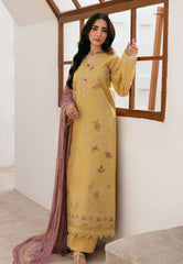 Zync By Florent Unstitched 3 Piece Luxury Lawn Collection'2026-FZ-1B