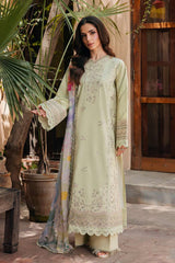 Zync By Florent Unstitched 3 Piece Festive Luxury Lawn Suit-FZ-2A