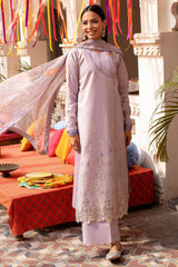 Florent Unstitched 3 Piece Basant Chikankari Luxury Lawn Suit-FZ-2B