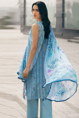 Zync Summer Essentials By Florent Unstitched 3 Piece Summer Vol-02 Suit-FZ-2B