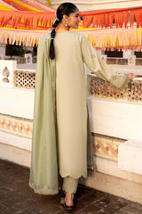 Florent Unstitched 3 Piece Basant Chikankari Luxury Lawn Suit-FZ-3A