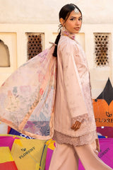 Florent Unstitched 3 Piece Basant Chikankari Luxury Lawn Suit-FZ-4A