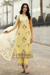 Zync Summer Essentials By Florent Unstitched 3 Piece Summer Vol-02 Suit-FZ-4A