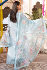 Florent Unstitched 3 Piece Basant Chikankari Luxury Lawn Suit-FZ-4B
