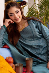 Florent Unstitched 3 Piece Basant Chikankari Luxury Lawn Suit-FZ-6B