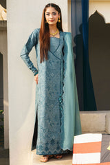 Florent Unstitched 3 Piece Basant Chikankari Luxury Lawn Suit-FZ-6B