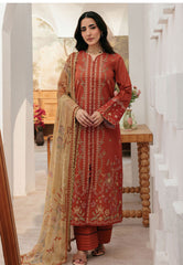 Zync By Florent Unstitched 3 Piece Luxury Lawn Collection'2026-FZ-6B