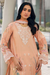 Zync Summer Essentials By Florent Unstitched 3 Piece Summer Vol-02 Suit-FZ-7A