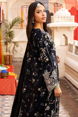 Florent Unstitched 3 Piece Basant Chikankari Luxury Lawn Suit-FZ-8A