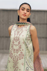 Zync Summer Essentials By Florent Unstitched 3 Piece Summer Vol-02 Suit-FZ-8B