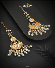 Faiqa's Magnificent Kundan Earrings - Zeesy Jewellery