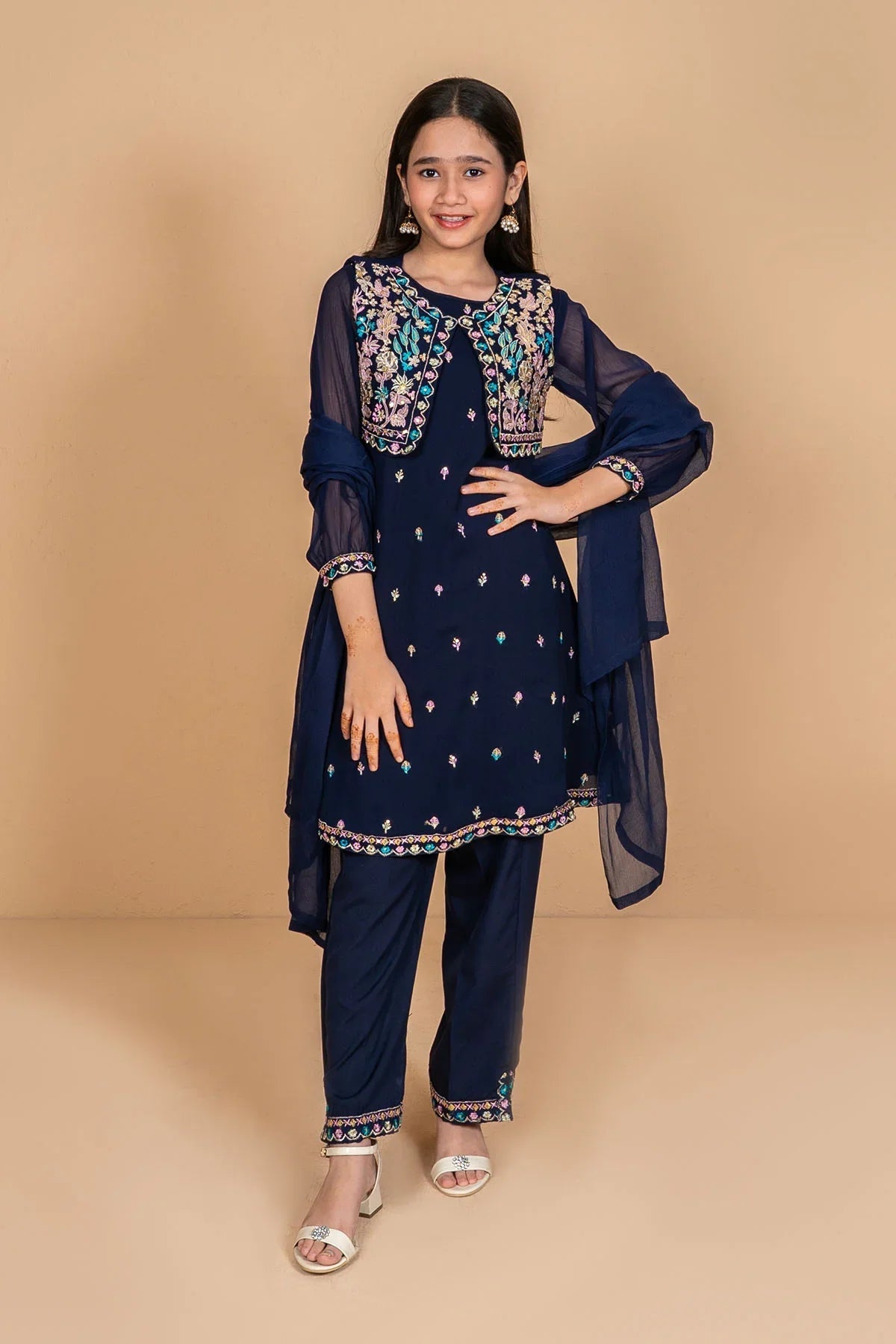 Shop fancy dresses for girls in Pakistan from a festive collection. Elegant, trendy outfits with soft fabrics perfect for parties