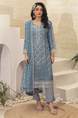 Kahani By Guzel Stitched 3 Piece Festive Formals Organza Vol-02 Collection-03-Fasane