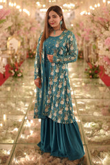 Ramsha Closet Stitched 3 Piece Luxury Formals Collection'2024-04-Fierce