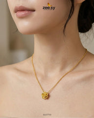 Zeesy-Flora Petite Minimalist Chain