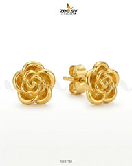 Zeesy-Flora Petite Studs Earrings