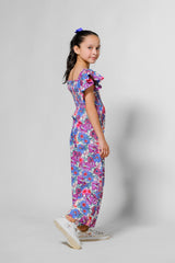 Sprinkles Stitched 1 Piece Summer Jumpsuit Kids Collection'2025-Floral Fantasy Jumpsuit