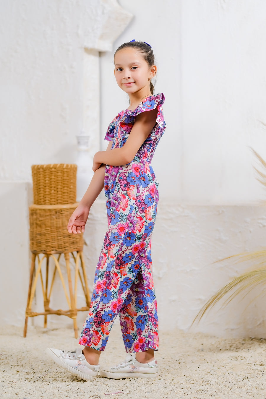 Sprinkles Stitched 1 Piece Summer Jumpsuit Kids Collection'2025-Floral Fantasy Jumpsuit